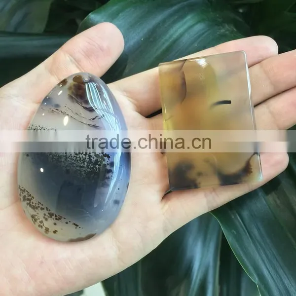 Natural Moss Agate Crystal Ornaments Wholesale photo-5