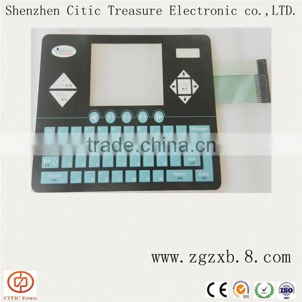 Colorful LED Membrane Switch Capatitive Touch Panel for Household