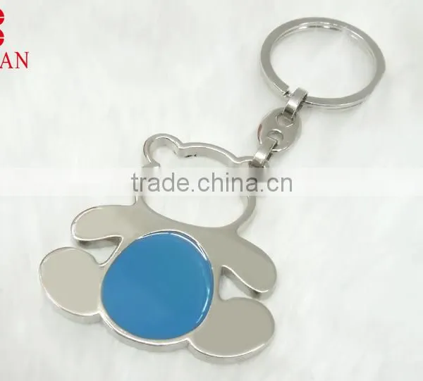 Custom Charms Bear Metal Key Fob photo-2
