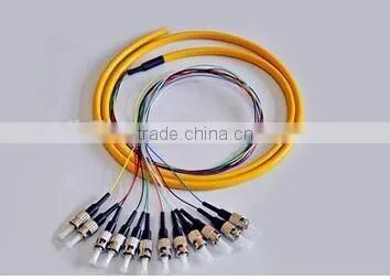 12 Cores SM/MM Bundle Fan-out Fiber Optical Pigtail With st Connector,optical Fiber st Pigtails photo-2