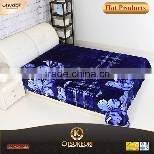 HOT!super Soft Plaid Knit Throw Blanket and Raschel Polyester Blanket.