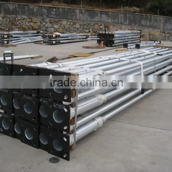 Hot Dip Galvanized Bolt and Nut Solar Street Lighting Pole Price Street Light Pole photo-5