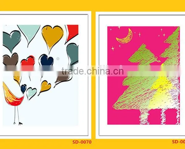 Chrismas Decoration Inkjet Canvas Painting photo-4