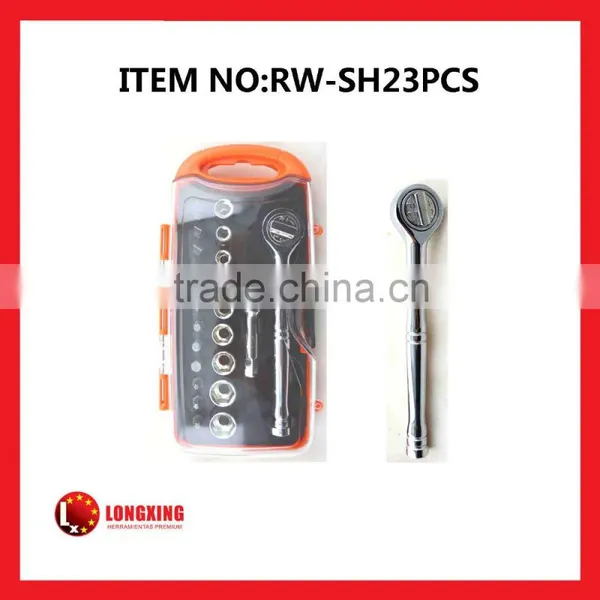 Factory Supply 23pcs Ratchet Socket Set photo-2