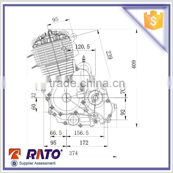 Rato Best Quality CB150 Motor Engine photo-3