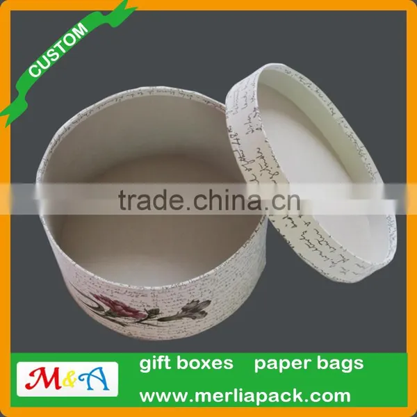 Large Round Shape Paper Hydrangea Pedals Flower Gift Box Party Wedding Favor Gray Boxes photo-3