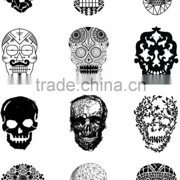 Food-grade Package Skull Tribal Non-toxic Small Tattoo for Promotion photo-6