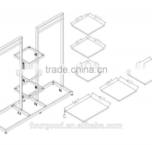 Stainless Steel Clothing Display Stand photo-2