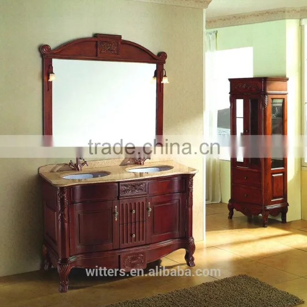 Banjo Bathroom Furniture for Dark Wood Vanity Units as Kitchen Cabinets WTS308 photo-4