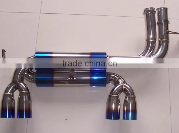 STAINLESS STEEL DUAL 2.75"TIP MUFFLER CATBACK CAT BACK EXHAUST SYSTEM BM* M3 E46 photo-3