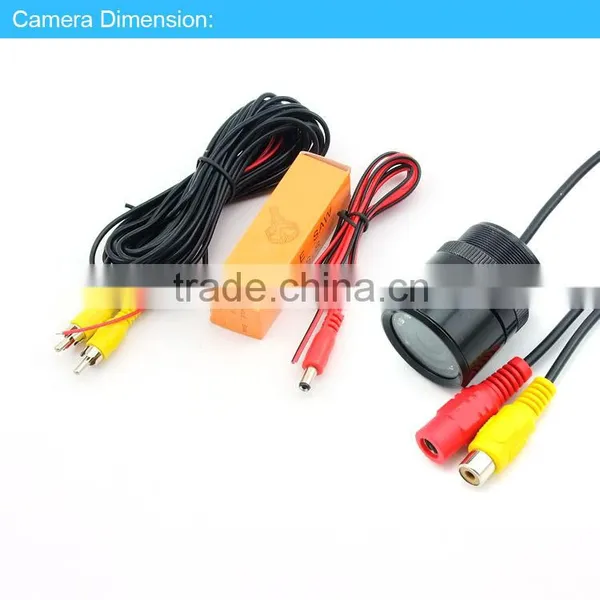 28mm Infrared Lamp Good Night Vision Clearness Hidden Front View Car Camera XY-1228F photo-6