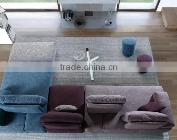 High Quality Living Room L Shape Fabric Sofa Sets With All Kinds of Color to Choose photo-5