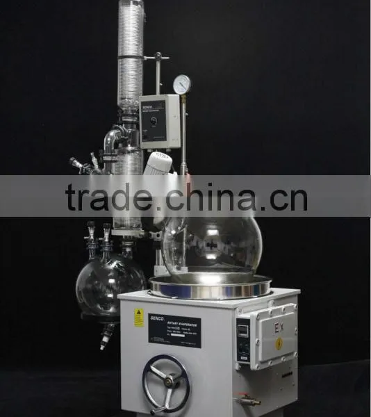 Ex-Proof R5005K2B(EX) 50L-Rotary Evaporator -Water Bath+ Bump Prevention+ Tandem Receiving System + Overall Flange Joints photo-2