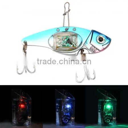 Deepwater Fishing LED Fish Lure Bait Light Flashing Lamp Tackle Hooks Outdoor
