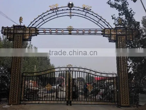 Used Cheap Wrought Iron Fence Panels for Sale photo-3