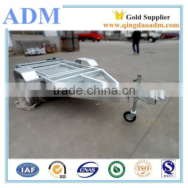 Single / Double Toilet Trailer With Galvanized Hot Dip photo-4