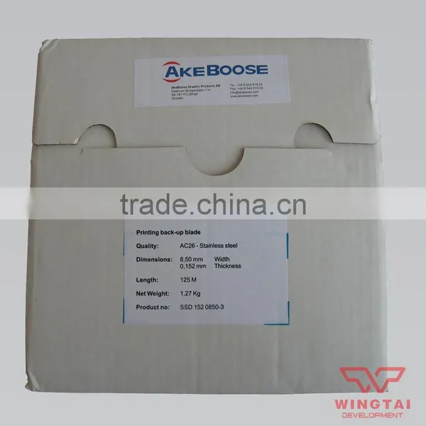 Sweden AKE Stainless Steel Doctor Blade Back-up Blade photo-2