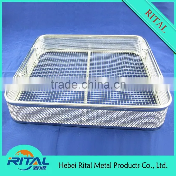 Hot Sale Medical Tools Stainless Steel Mesh Tray Sterilization Basket photo-4