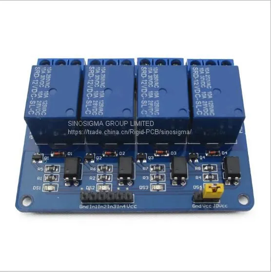 4 Relay Module Optocoupler Isolation Module Control Board 12V DC12V Optional