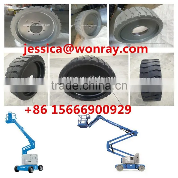 Non Mark Scissor Lift Rims With Tires Wheel 2.00-8 15x5 16x5x12 12x4.5 photo-6
