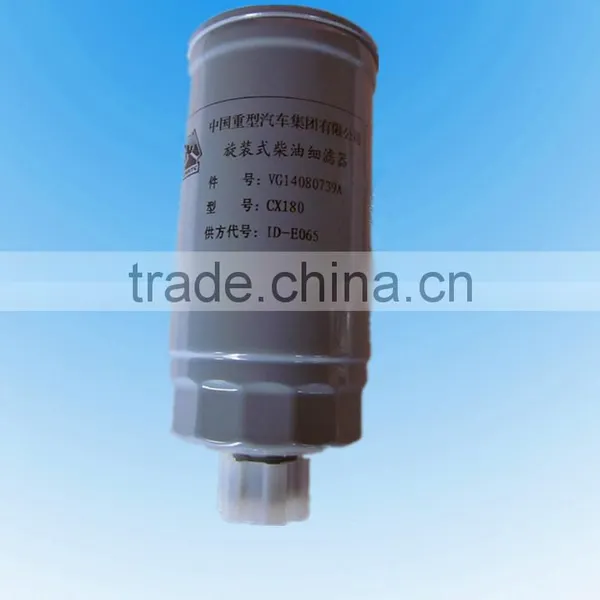 Fuel Filter for HOWO CNHTC Truck, Filter Element 614080739A, Truck Parts