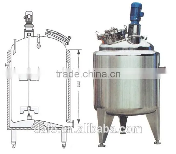 Ice Cream/ Yogurt Mixing Tank,cheese Mixing Tank ISO,CE photo-5