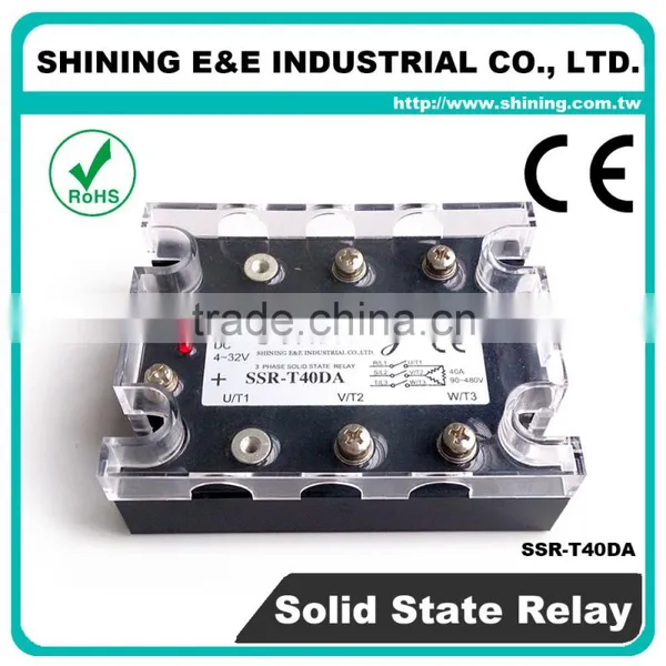 SSR-T40DA 40A Three Phase DC to AC Industrial Solid State Relay photo-6