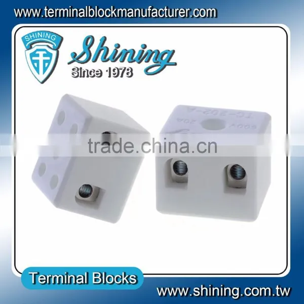 TC-202-A Thermocouple 600V 20A 2 Pin Ceramic Connector Block photo-5