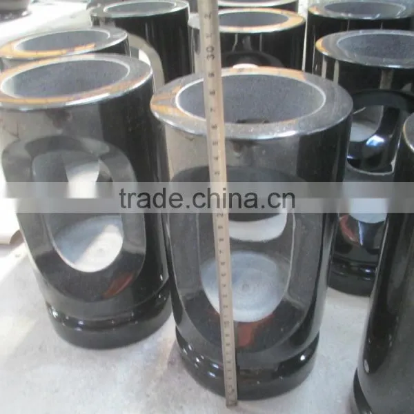 Shan'xi Black Granite Stone Lattern for Gravestone photo-3