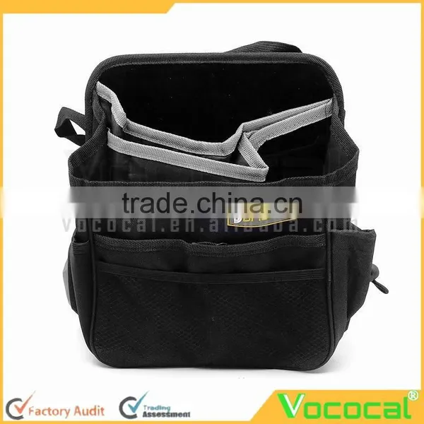 Car Trunk Organizer Auto Interior Removable Storage Mesh Debris Storage Pouch Head Seat Back Bag Hanging Zipper Bag photo-2