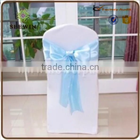 Soft Silk Satin Fabric Chair Sash for Chair photo-2