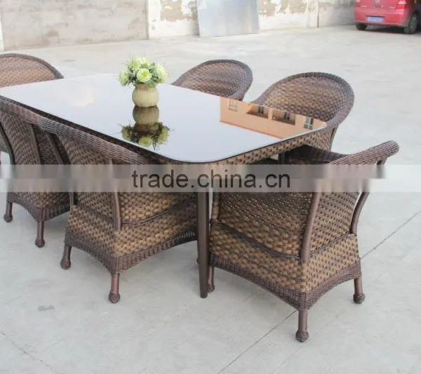 Modern Style Aluminum and PE Rattan Handcraft Wicker Outdoor Furniture (BP-3017C) photo-2