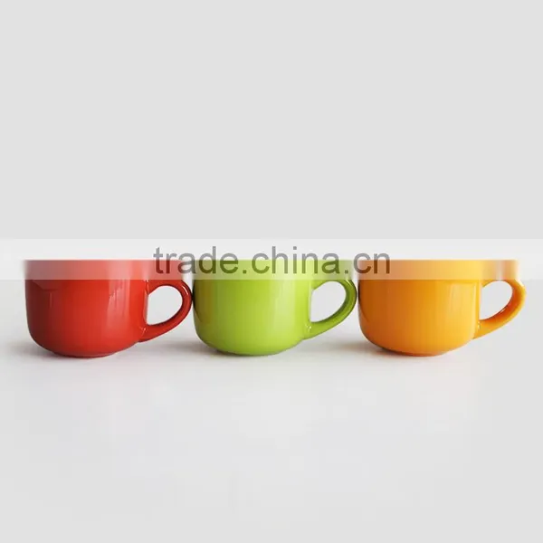 Ceramic Cheap Soup Mug Colorful Stoneware Soup Mug photo-3