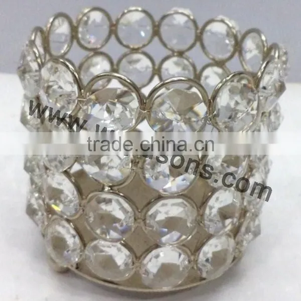 2015 Christmas Cheap Votive Crystal Tealight Candle Holders photo-6