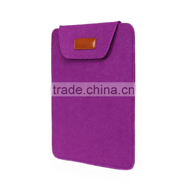 Felt Fabric Laptop Cover Business Custom 11''12''13'' Laptop Sleeve for Macbook Made in China photo-6