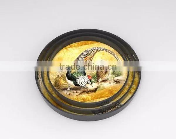 Rectangular Lacquer Tray With Many Patterns, Made in Vietnam photo-5