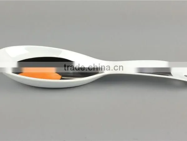 Meneed Fancy Custom Design Small Plastic Egg Spoon photo-2