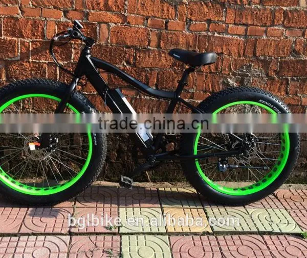 26inch Fat Tyre Electric Bike With Hidden Battery Powered Electric Fat Tyre Bike 350W photo-3