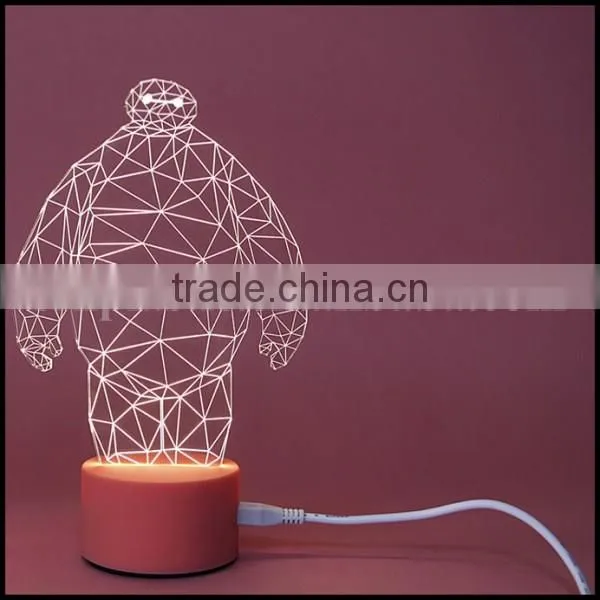 Christmas Gift Arcylic Big White Shape Led Light for Home Decoration/OEM Creative Design Led Light for Christmas Day photo-2