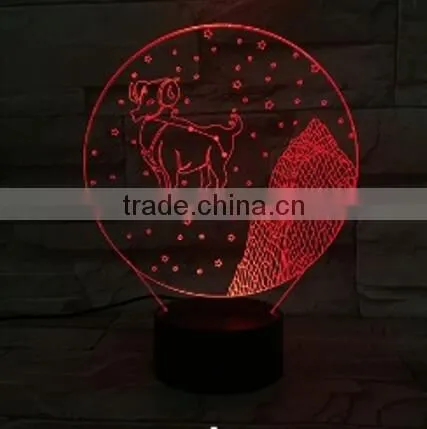 Customized 3d Led Light for Zodiac photo-4