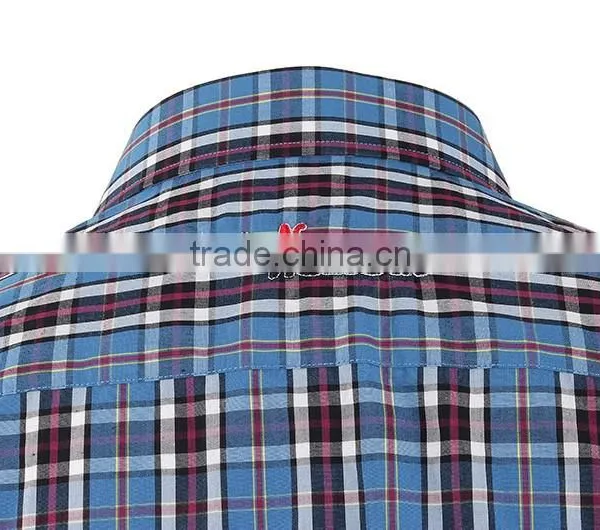 Latest Classic Fashion Checked Casual T Shirt photo-3
