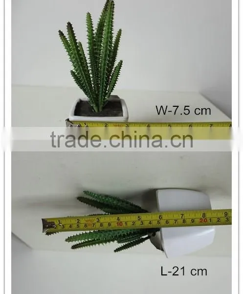 Artificial Mini Succulent Bonsai Potted Succulent Small Potted Plant photo-2
