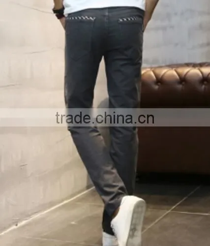 100% Cotton Men Business Casual Pants Wholesale Mens Slim Fit Trousers photo-2