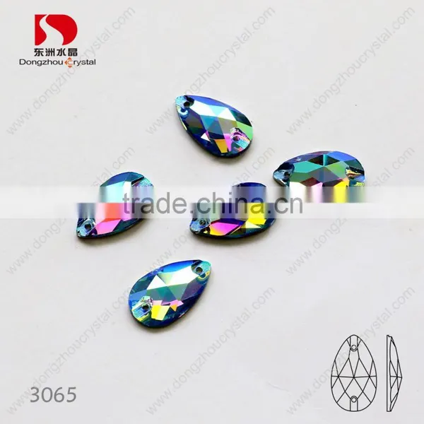 Wholesale Tear Drop Sew on Rhinestone,bulk Sold Crystals for Dresses/jewelry/shoes/bags Decoration photo-5