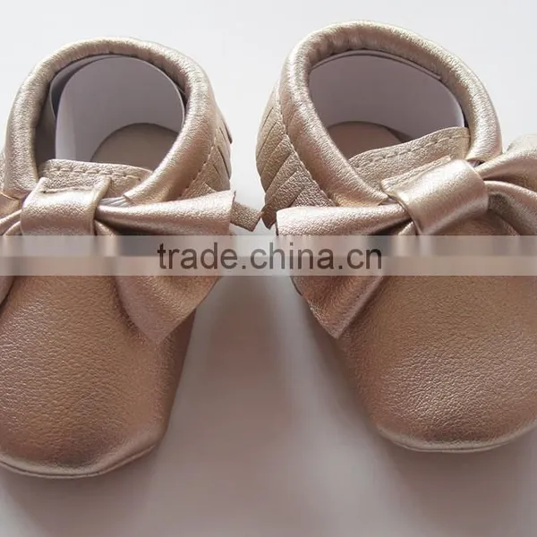 Wholesale Shoes Baby Moccasins Soft Leather Baby Shoes for Soft Sole Baby Shoes photo-2