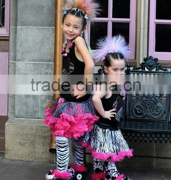 2014 Wholesale Baby Leggings Baby Leg Warmers Monster Gloves Pink Zebra Cotton Ruffle Leg Warmers For Kids photo-6