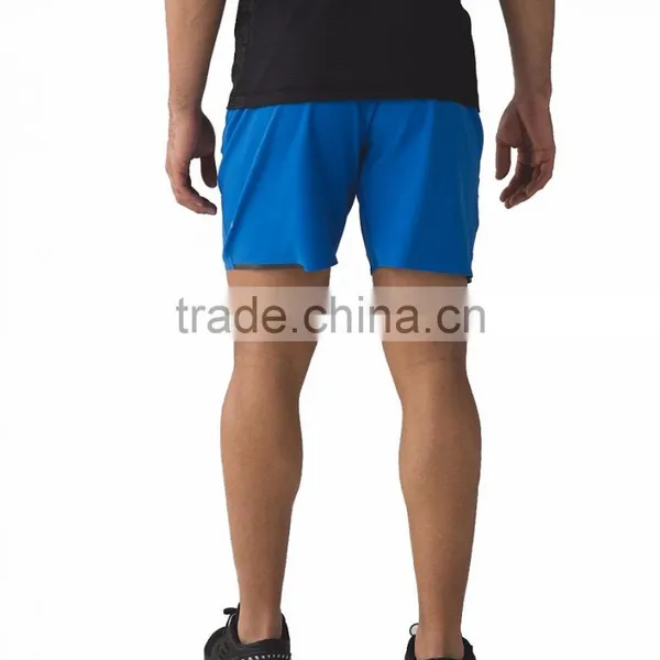 Back Zip Pocket Quick Dry Man Running Shorts photo-2