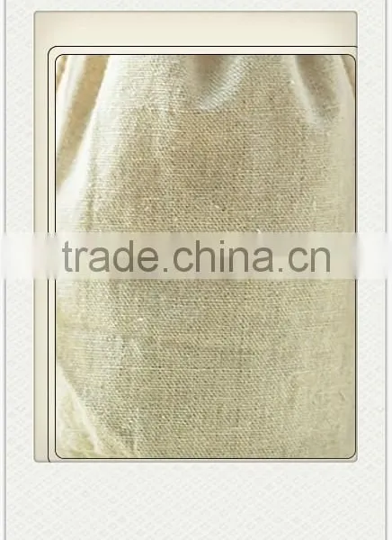 Wholesale Jute Cotton Small Drawstring Bags photo-5