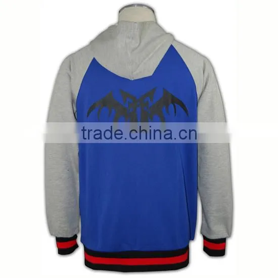 Wholesale High Quality Zip up Hoody Ribbed Cheap Baseball Jackets Australia photo-5