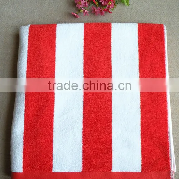 100% Combed Cotton Striped Bath Towels photo-3
